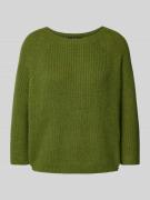 Gebreide pullover met ronde hals, model 'XENO'