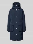 Parka met capuchon van echt donsmateriaal, model 'ENNEA'