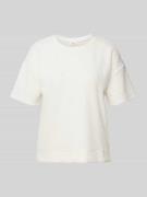 Regular fit T-shirt met gestructureerd oppervlak