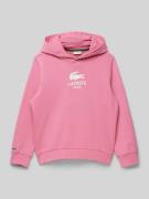 Hoodie met labelprint