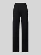 Regular fit stoffen broek met persplooien