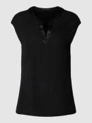 T-shirt in effen design van viscose