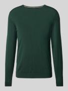 Gebreide pullover met labeldetail, model 'Leno'