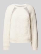 Gebreide pullover met ronde hals