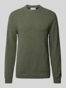 Gebreide pullover met ribboorden, model 'LOOP'