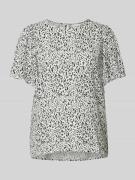 T-shirt van viscose met ronde hals, model 'KAYA'