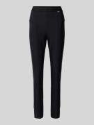 Stoffen broek met elastische band met logo