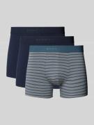 Boxershort met band met label in een set van 3 stuks