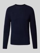 Gebreide pullover met ronde hals, model 'ZAC'