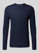 Gebreide pullover met ronde hals