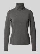 Regular fit colshirt met lange mouwen van een elastische mix van modal...