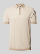 Slim fit poloshirt met knoopsluiting