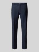 Slim fit pantalon met persplooien, model 'BLAYR'