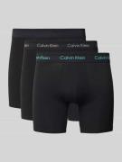 Boxershort met elastische logoband in een set van 3 stuks