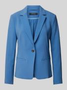 Regular fit blazer met reverskraag