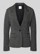 Slim fit blazer van interlock-jersey