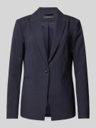 Regular fit blazer met knoopsluiting en paspelzakken