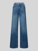 Regular fit high rise jeans van zachte katoenmix, model 'SURI'