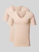 T-shirt met V-hals