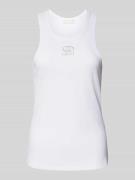 Tanktop met labelstitching