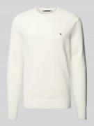 Gebreide pullover met ronde hals