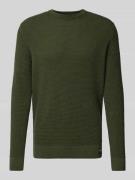 Gebreide pullover met ronde hals