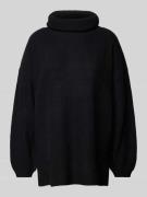 Oversized gebreide pullover met wijde col, model 'ZIA'