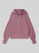 Comfort fit hoodie van zacht tricot