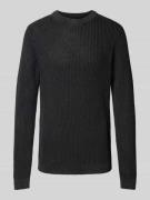 Gebreide pullover met ronde hals