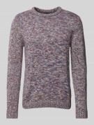 Gebreide pullover met ronde hals