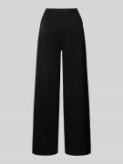 Wide leg stoffen broek met elastische band, model 'Edilina'