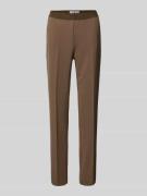 Super slim fit broek met elastische band, model 'LIV'