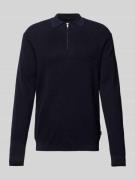 Gebreide pullover met polokraag