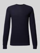 Gebreide pullover met ribboorden, model 'LUCAS'