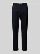 Slim fit broek met steekzakken