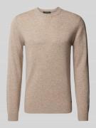 Gebreide pullover met ronde hals