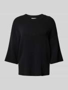 Gebreide pullover met 1/2-mouwen