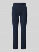 Slim fit stoffen broek met ritszakken