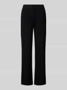 Regular fit stoffen broek met structuurmotief