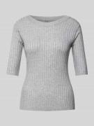 Gebreide pullover met 1/2-mouwen, model 'FETIMA'