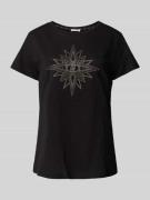 T-shirt met strass-steentjes