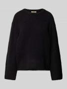 Gebreide pullover met ronde hals