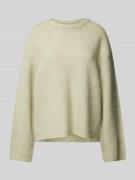 Gebreide pullover met ronde hals