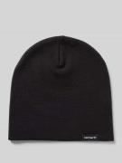 Beanie met labeldetail, model 'SCRIPTER'