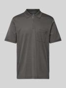 Regular fit poloshirt met borstzak