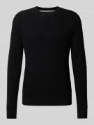 Regular fit pullover met structuurmotief