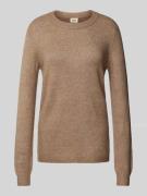 Gebreide pullover met ronde hals, model 'Rellis'