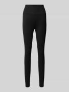 Skinny fit legging met brede band, model 'AZZURRO'