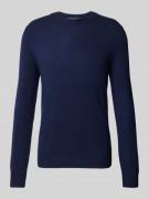 Gebreide pullover met ribboorden