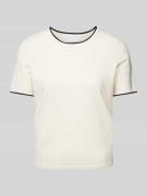 Gebreid shirt met ronde hals